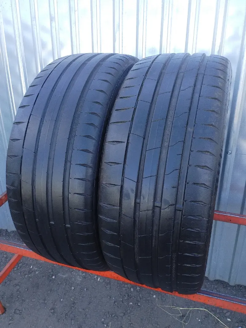 Пара б/у шин 245/45 R19 Continental SportContact 7