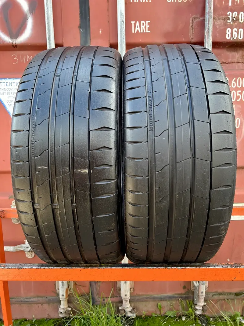 Пара б/у шин 245/45 R19 Continental SportContact 7, фото 1