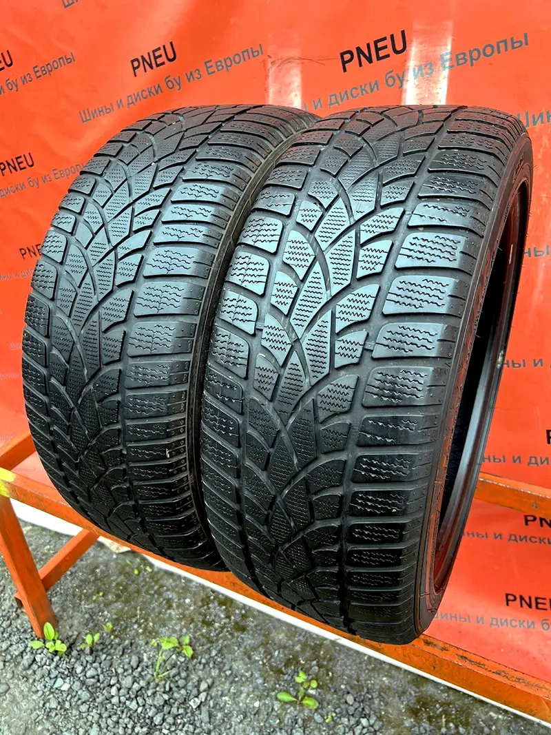 Пара б/у шин 245/45 R19 Dunlop SP Winter Sport 3D RunFlat, фото 1