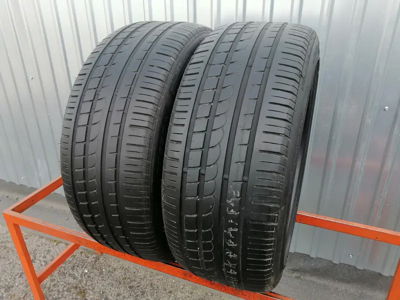 Пара б/у шин 245/45 R19 Pirelli P Zero Rosso, фото 1