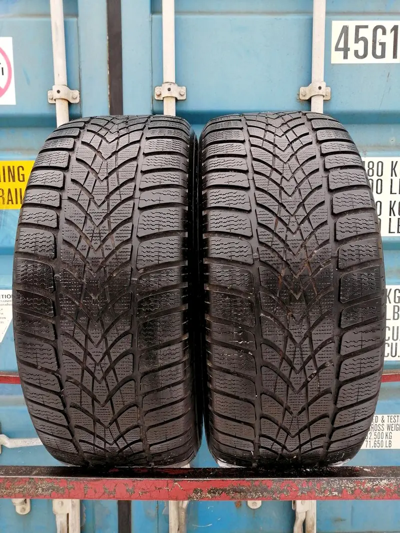 Пара б/у шин 245/50 R18 Dunlop SP Winter Sport 4D RunFlat MOE
