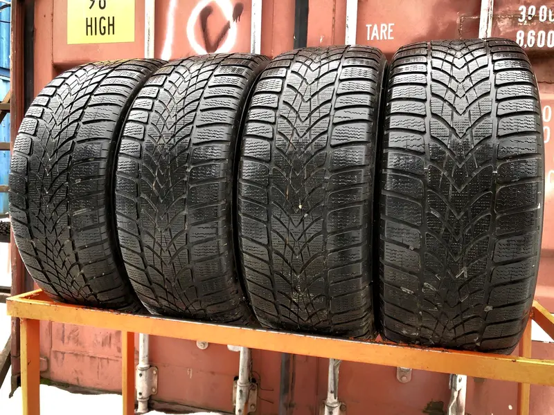 Комплект б/у шин 245/50 R18 Dunlop SP Winter Sport 4D RunFlat MOE, фото 1