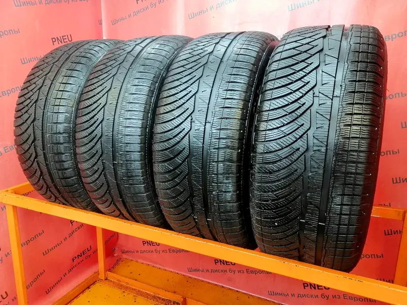 Комплект б/у шин 245/50 R18 Michelin Pilot Alpin PA 4 RunFlat