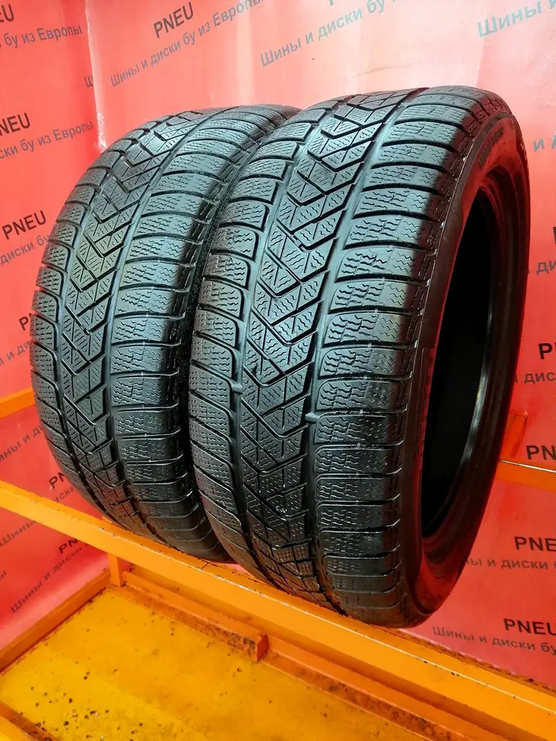 Пара б/у шин 245/50 R18 Pirelli Winter Sottozero 3 RunFlat