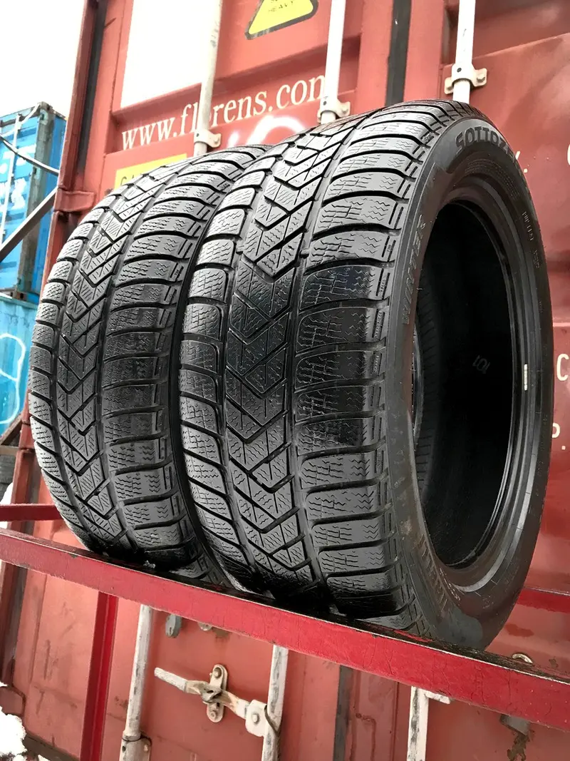 Пара б/у шин 245/50 R18 Pirelli Winter Sottozero 3 RunFlat, фото 1