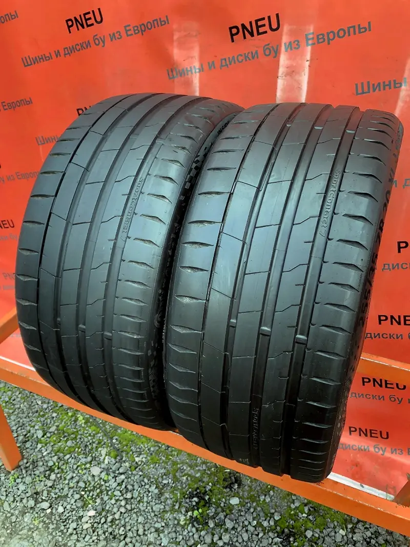 Пара б/у шин 255/35 R20 Continental SportContact 7