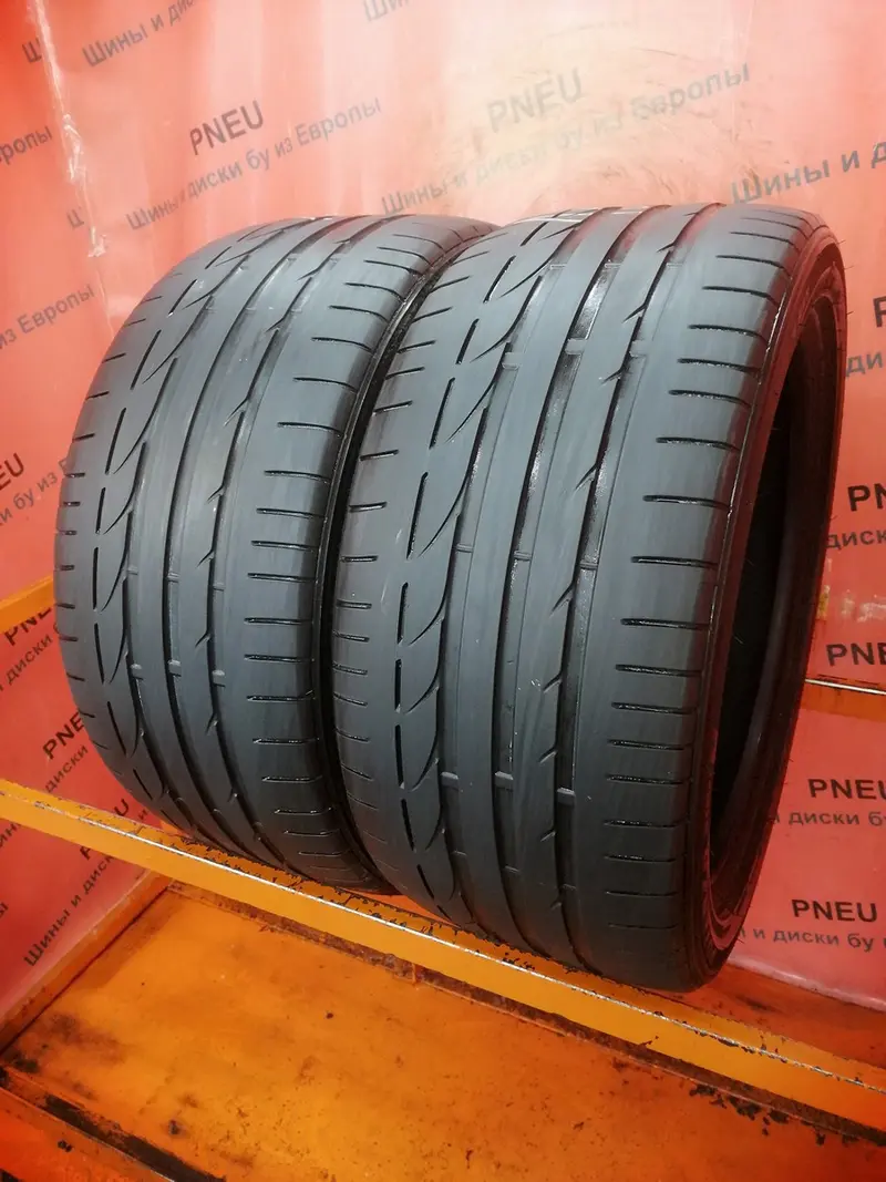 Пара б/у шин 255/40 R18 Bridgestone Potenza S001 RFT