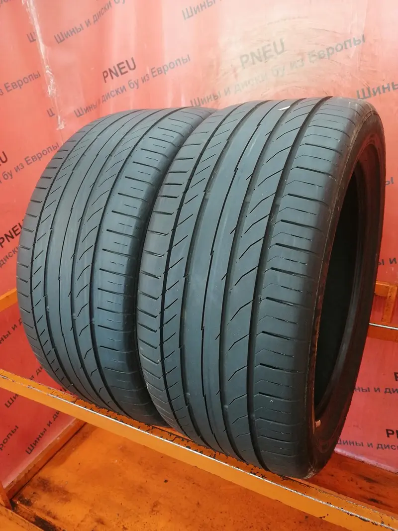 Пара б/у шин 255/40 R18 Continental ContiSportContact 5 RunFlat