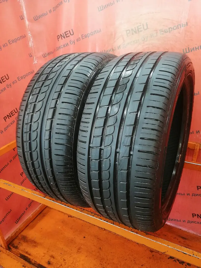 Пара б/у шин 255/40 R18 Pirelli P Zero Rosso