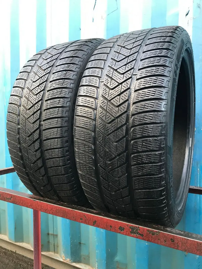 Пара б/у шин 255/40 R19 Pirelli Scorpion Winter, фото 1