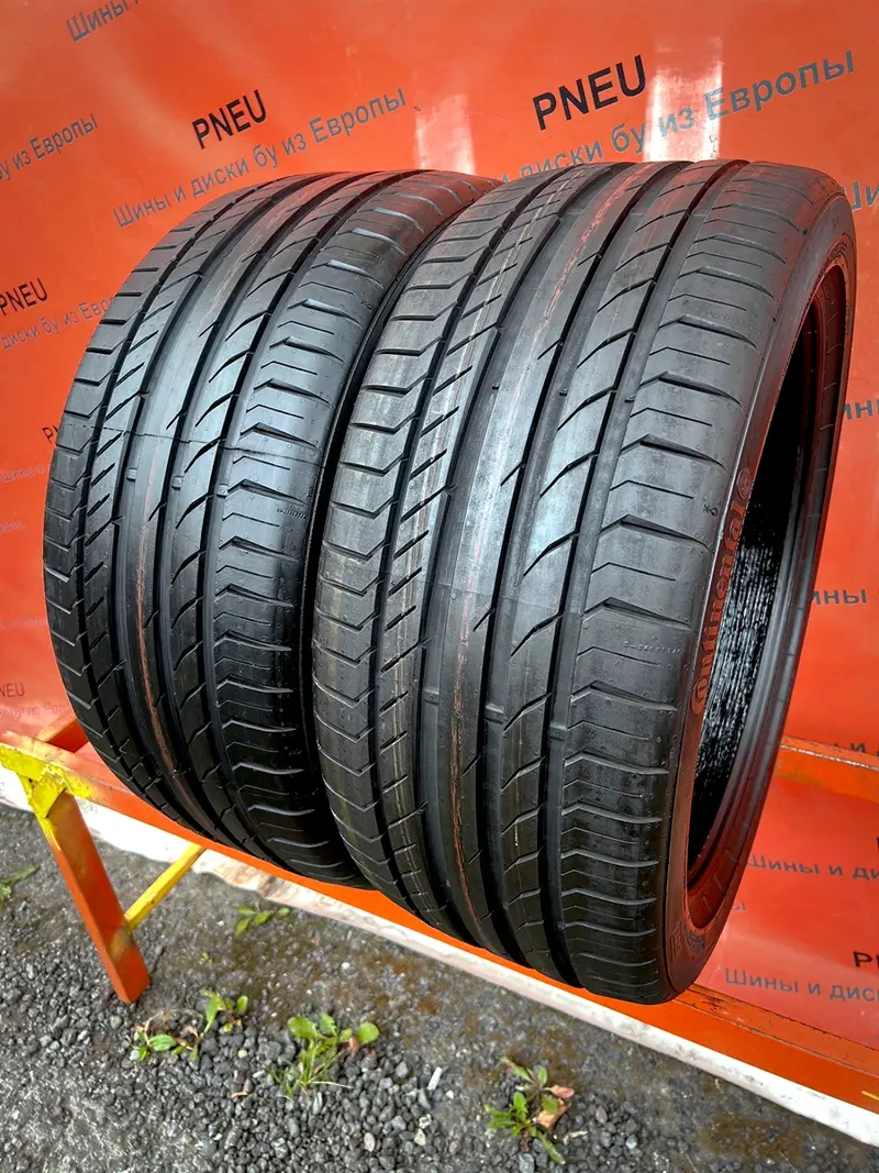 Пара б/у шин 255/40 R20 Continental ContiSportContact 5