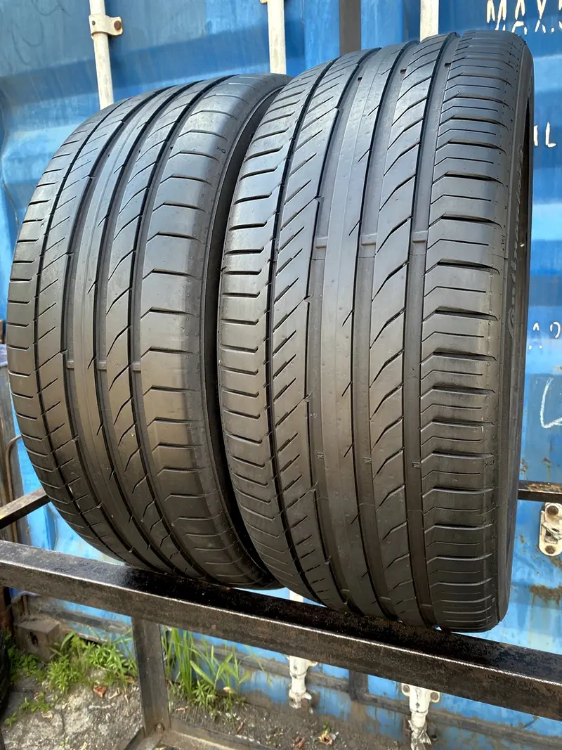 Пара б/у шин 255/40 R21 Continental ContiSportContact 5 P, фото 1
