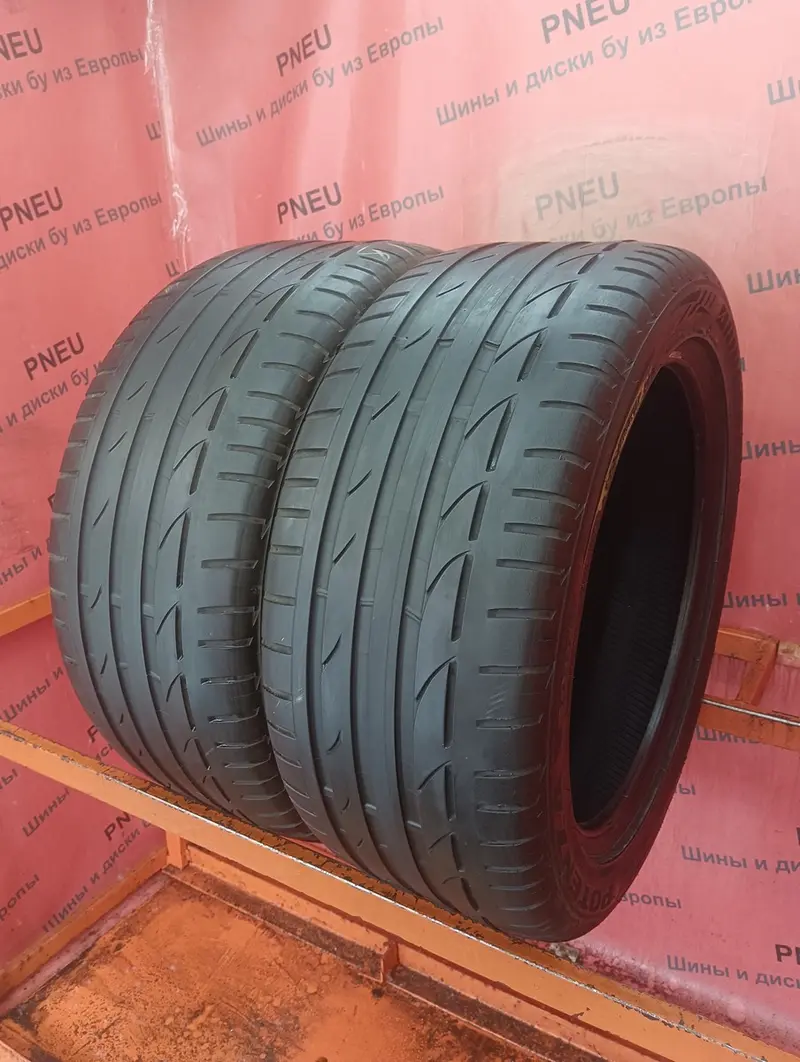 Пара б/у шин 255/45 R18 Bridgestone Potenza S001