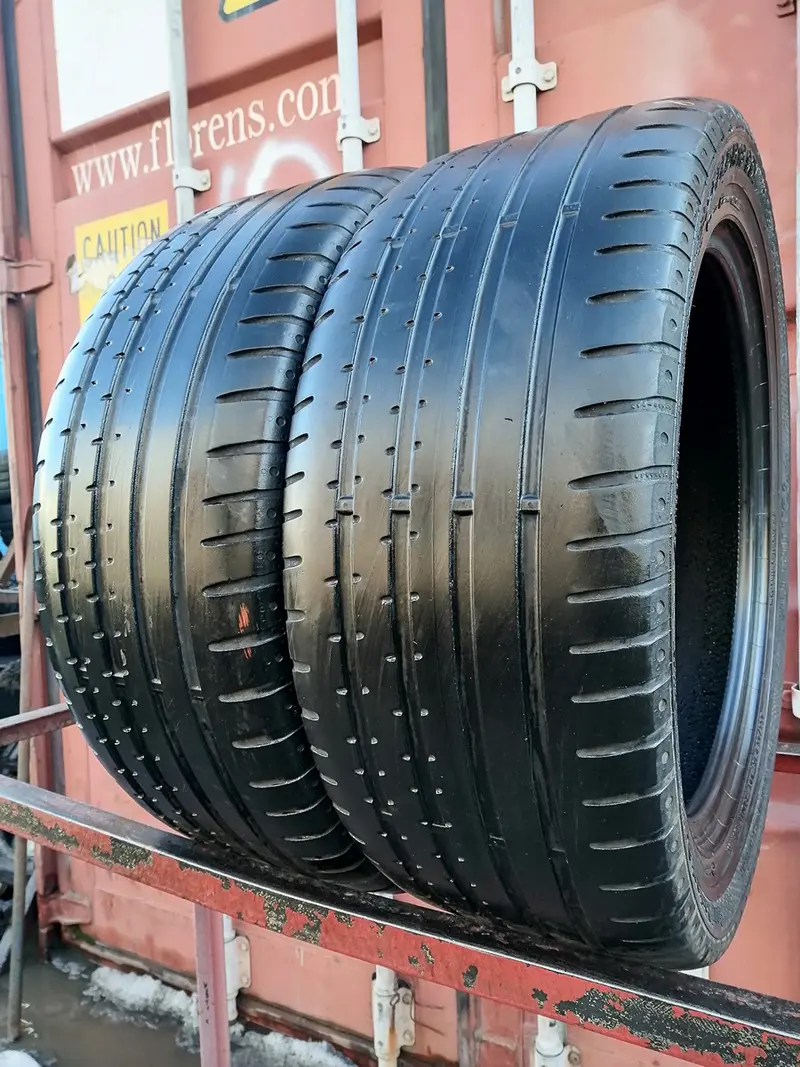 Пара б/у шин 255/45 R18 Continental ContiSportContact 2