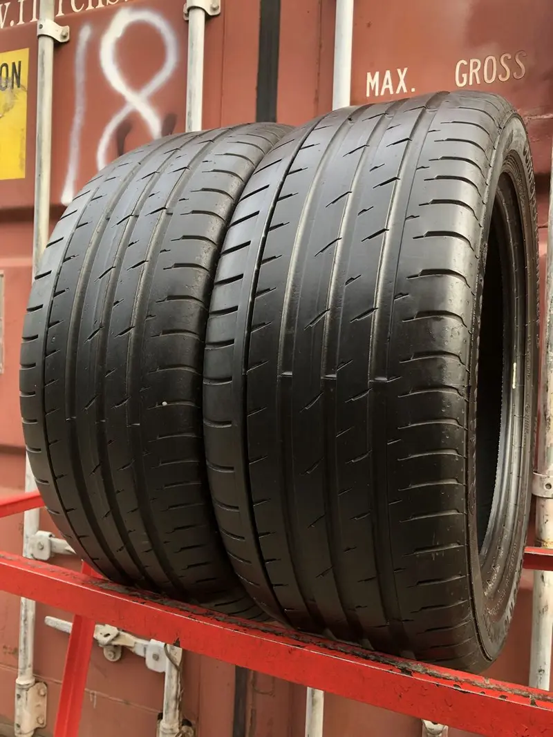 Пара б/у шин 255/45 R18 Continental ContiSportContact 3