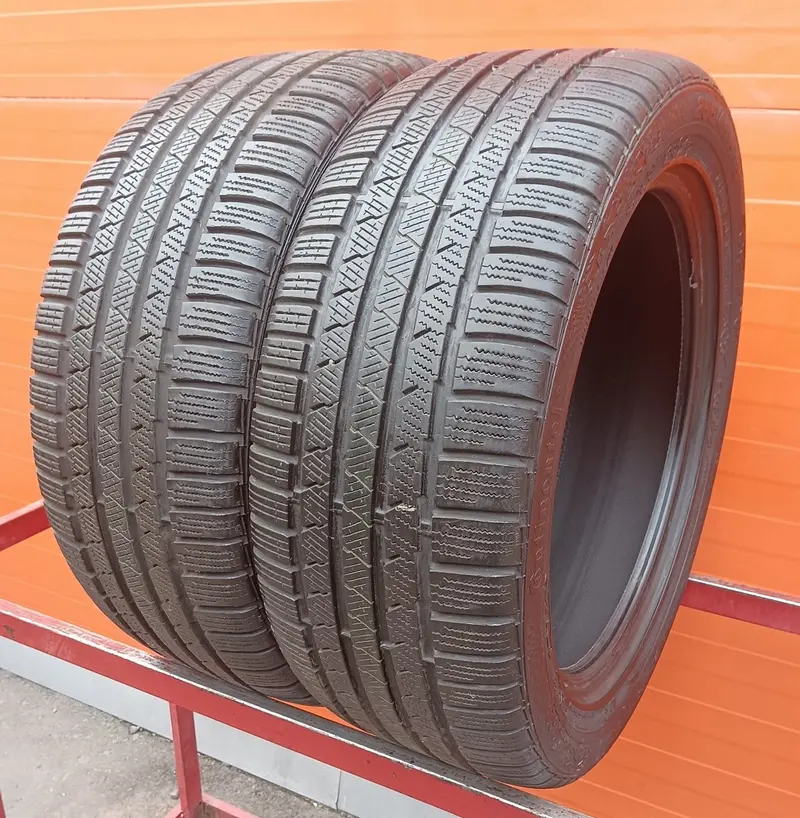 Пара б/у шин 255/45 R18 Continental ContiWinterContact TS 810 Sport