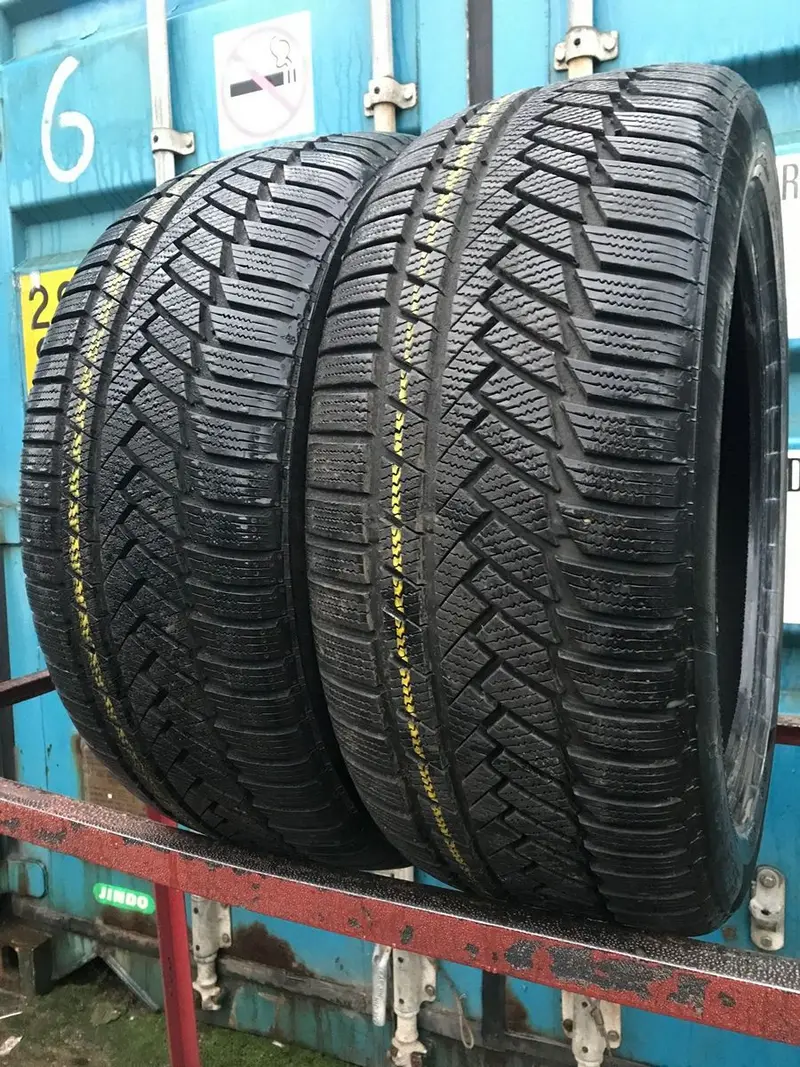 Пара б/у шин 255/45 R18 Continental ContiWinterContact TS 850 P