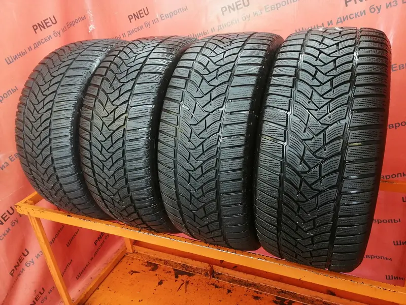 Комплект б/у шин 255/45 R18 Dunlop Winter Sport 5