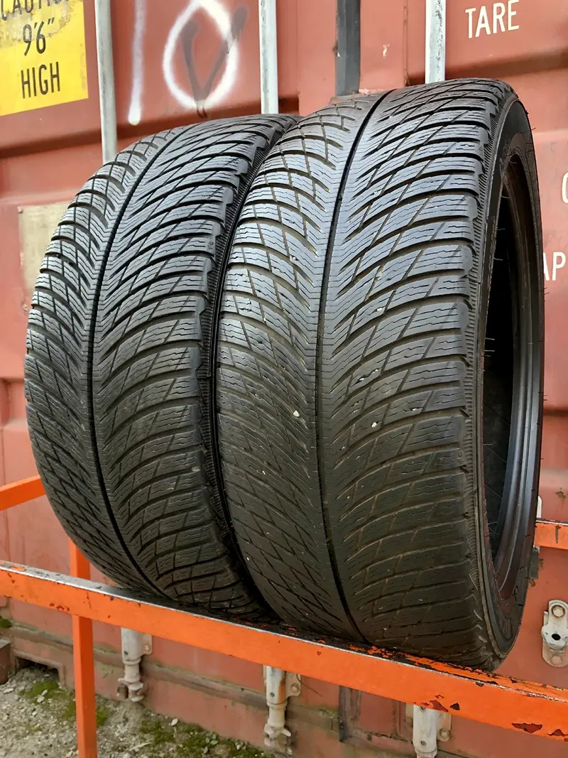 Пара б/у шин 255/45 R18 Michelin Pilot Alpin 5, фото 1