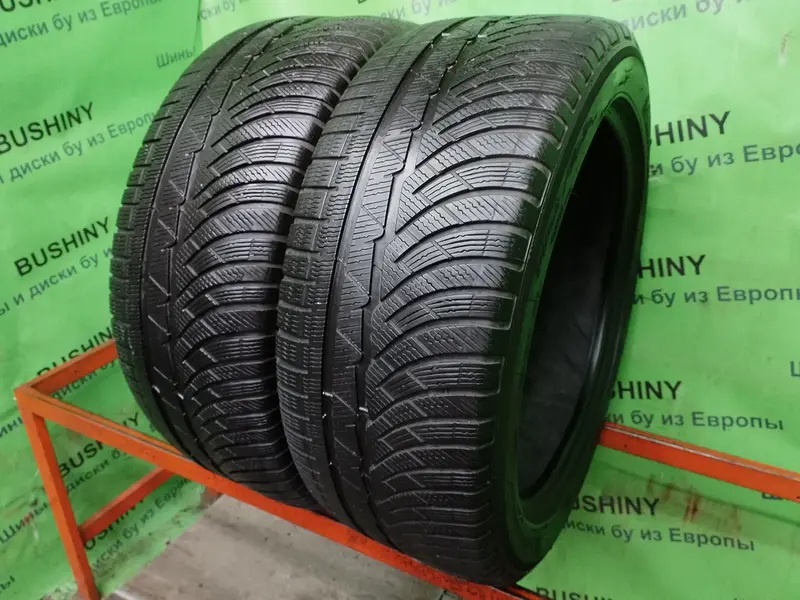 Пара б/у шин 255/45 R18 Michelin Pilot Alpin PA 4
