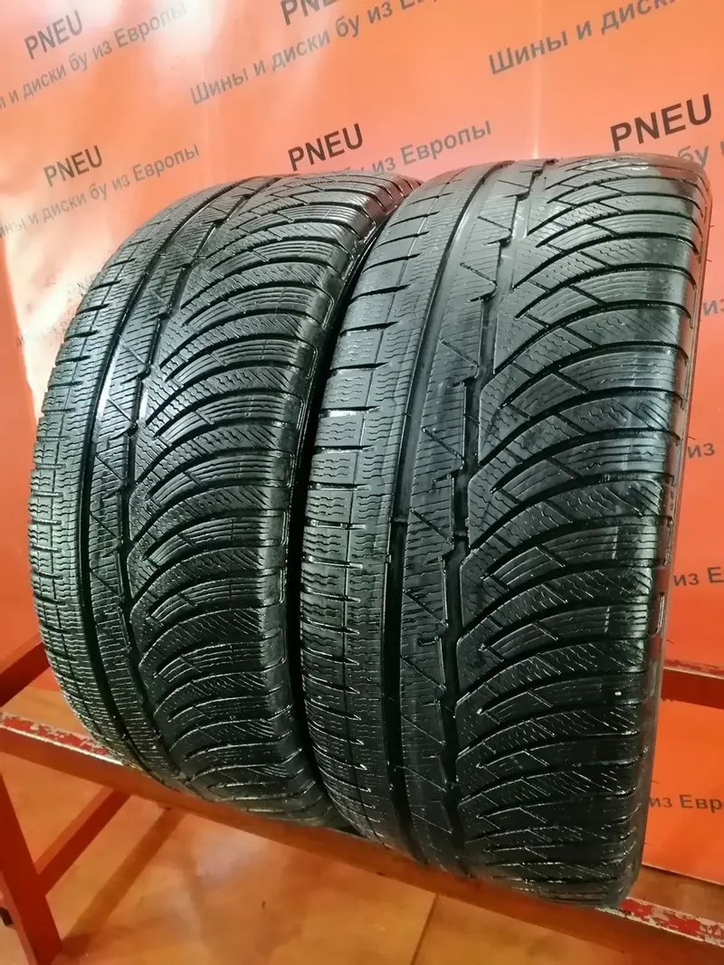 Пара б/у шин 255/45 R18 Michelin Pilot Alpin PA 4