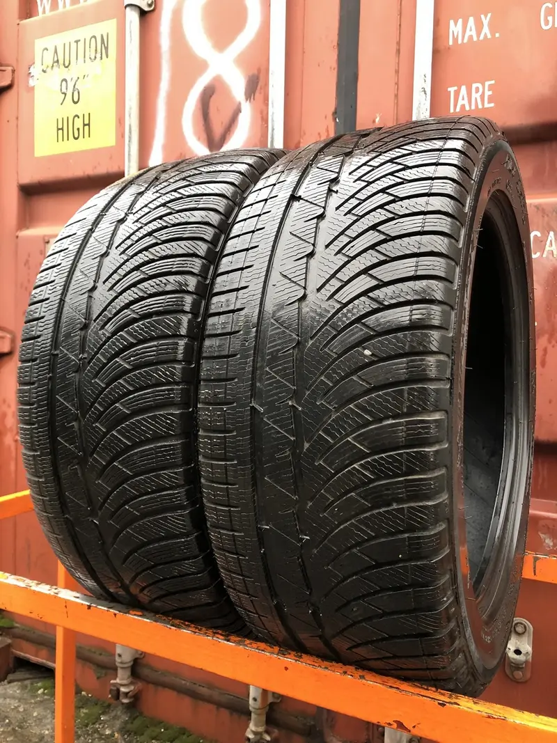 Пара б/у шин 255/45 R18 Michelin Pilot Alpin PA 4, фото 1