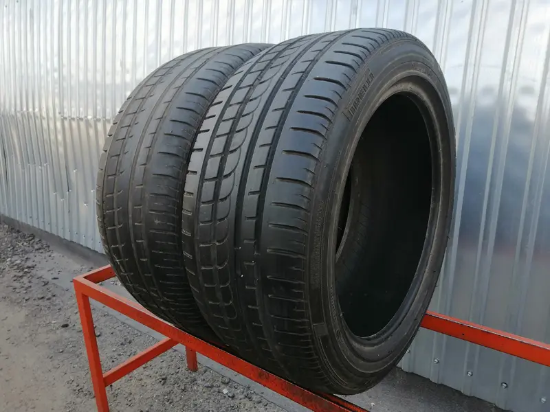 Пара б/у шин 255/45 R18 Pirelli P Zero Rosso