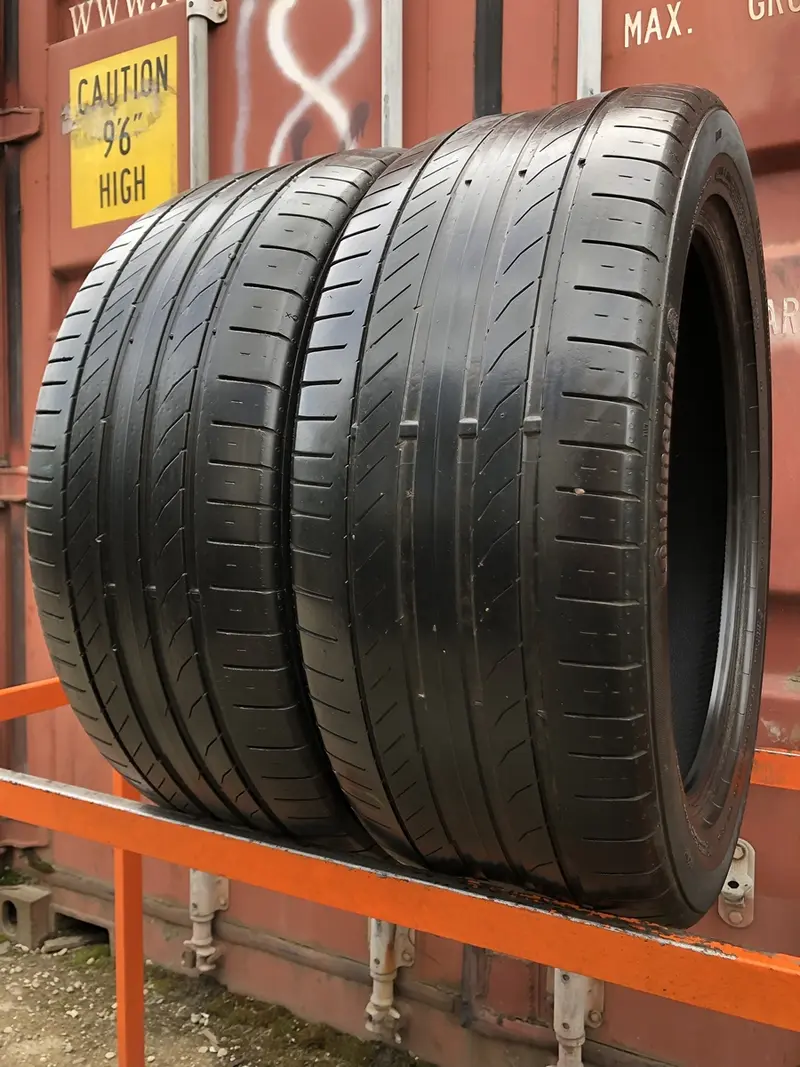 Пара б/у шин 255/45 R19 Continental ContiSportContact 5 P, фото 1