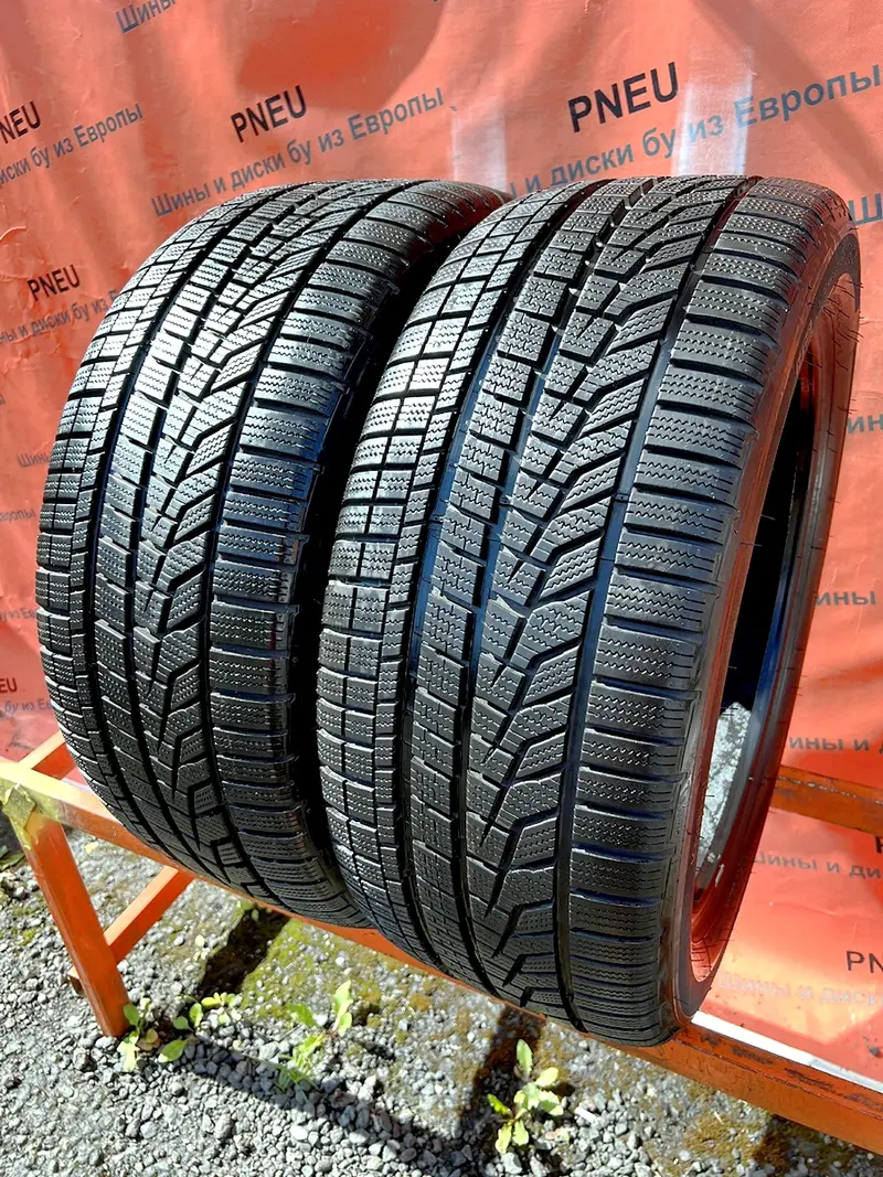 Пара б/у шин 255/45 R19 Hankook Winter I Cept Evo2 W320 RunFlat, фото 1