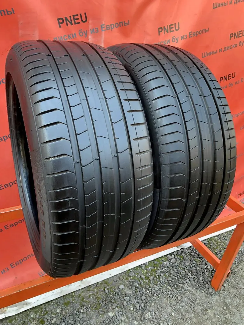 Пара б/у шин 255/45 R19 Pirelli P Zero PZ4 elect