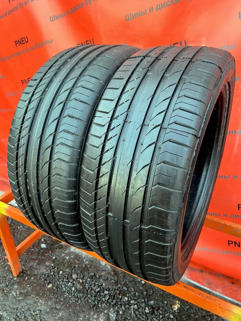 Пара б/у шин 255/45 R20 Continental ContiSportContact 5 SUV