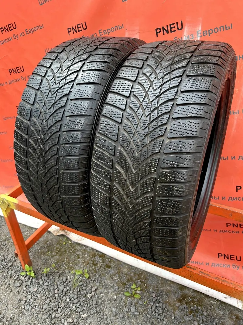 Пара б/у шин 255/50 R19 Dunlop SP Winter Sport 4D