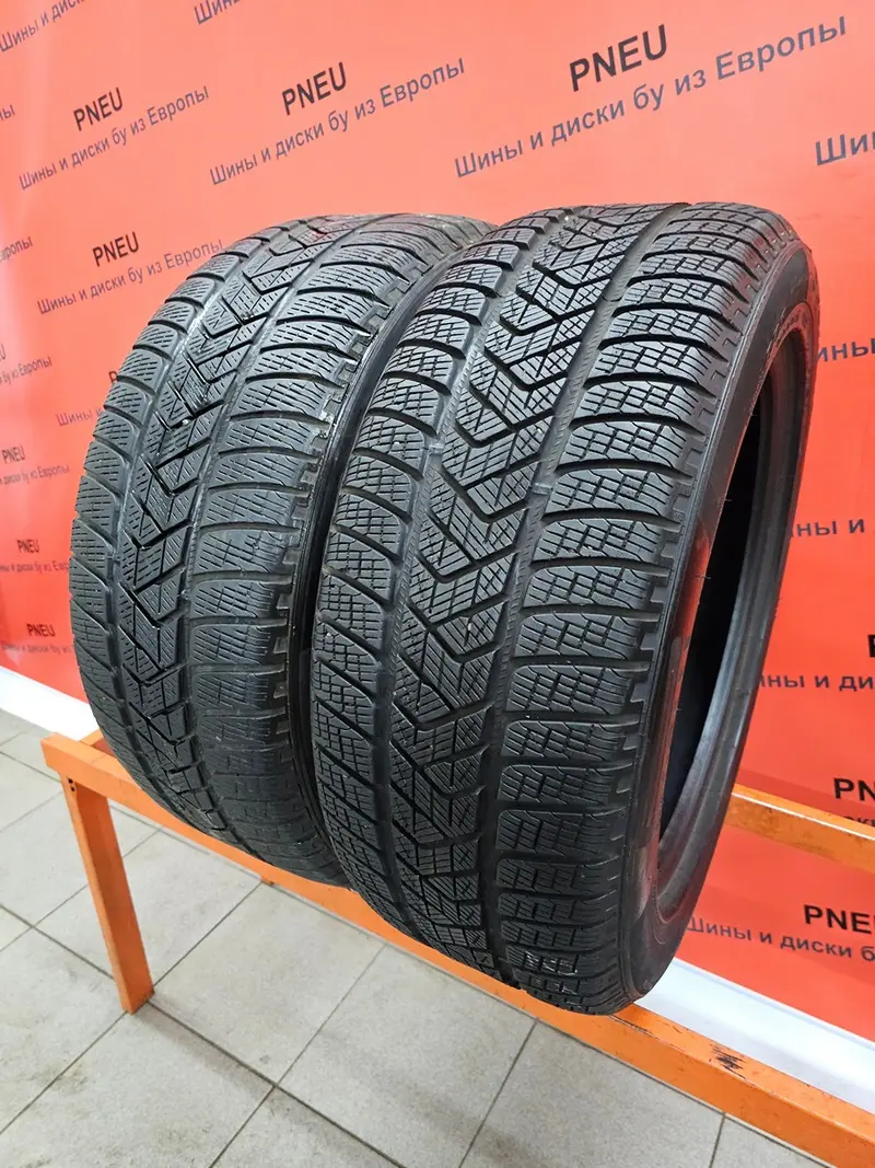 Пара б/у шин 255/50 R19 Pirelli Scorpion Winter