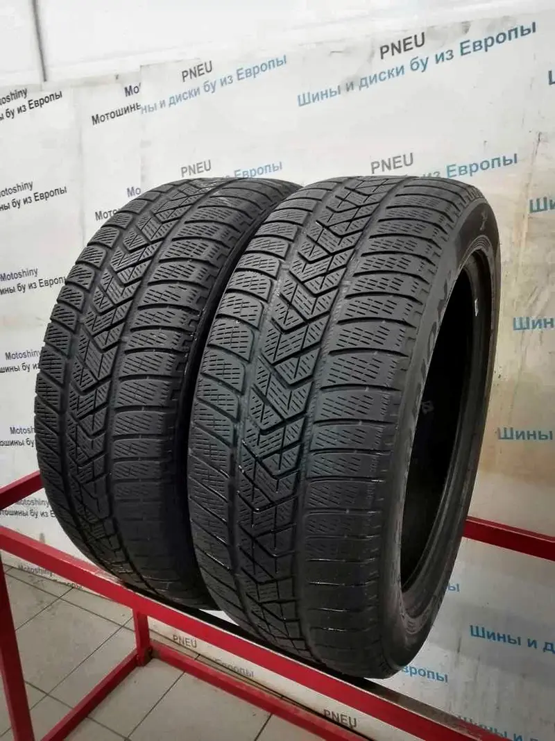 Пара б/у шин 255/50 R19 Pirelli Scorpion Winter RunFlat, фото 1