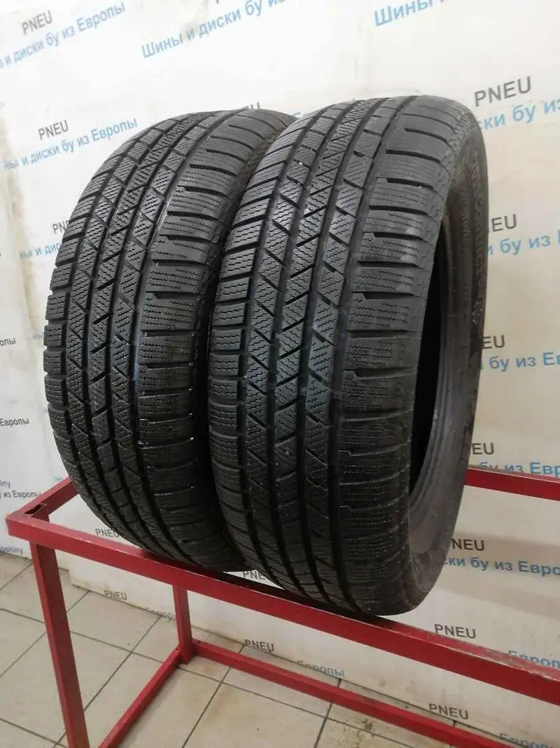 Пара б/у шин 255/55 R18 Continental ContiCrossContact Winter