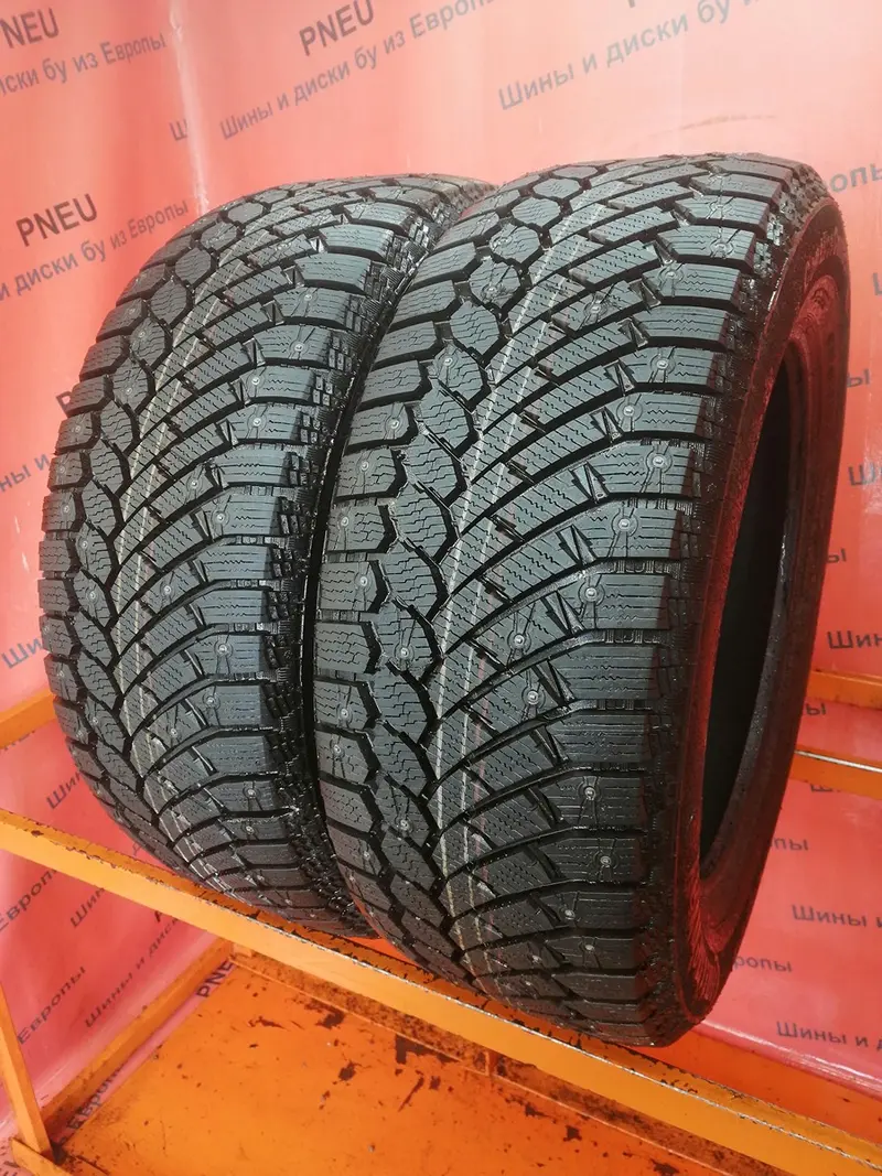 Пара б/у шин 255/55 R18 Continental ContiIceContact 4x4