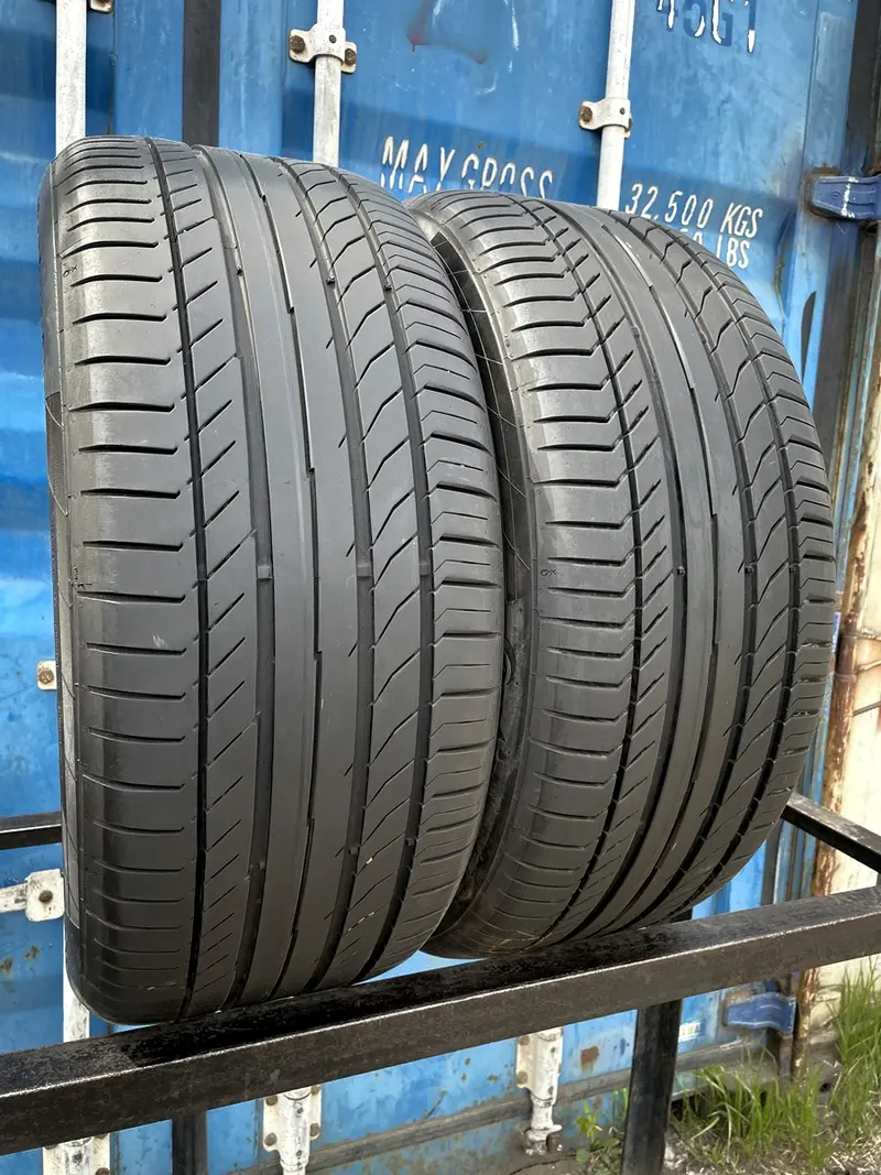 Пара б/у шин 255/55 R18 Continental ContiSportContact 5 NO