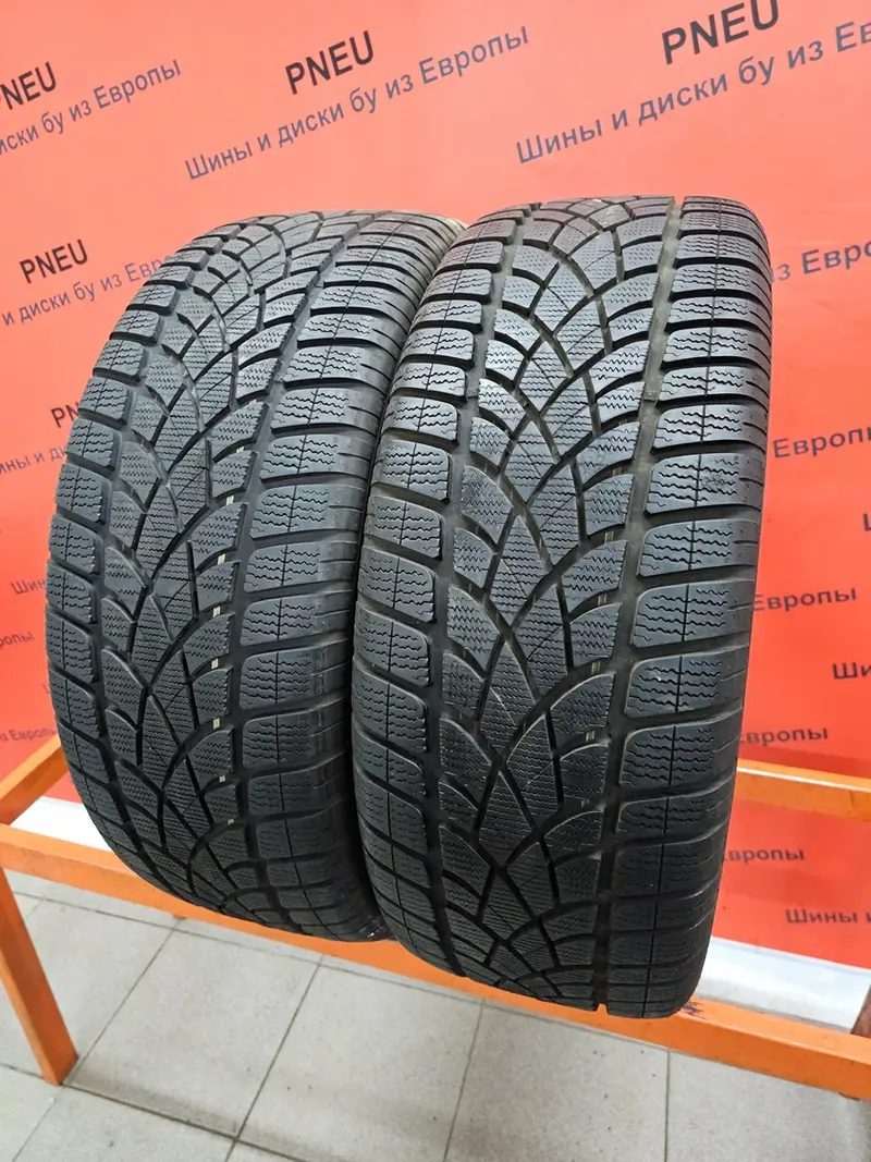 Пара б/у шин 255/55 R18 Dunlop SP Winter Sport 3D