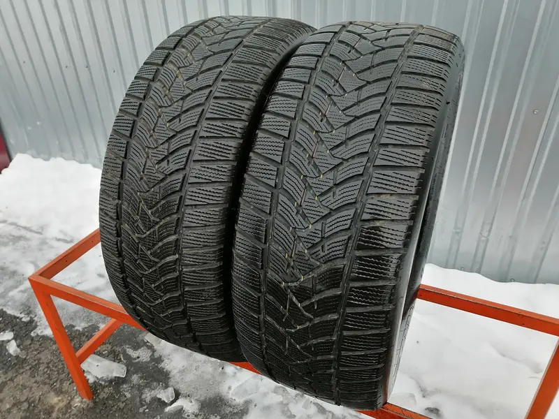 Пара б/у шин 255/55 R18 Dunlop Winter Sport 5 SUV