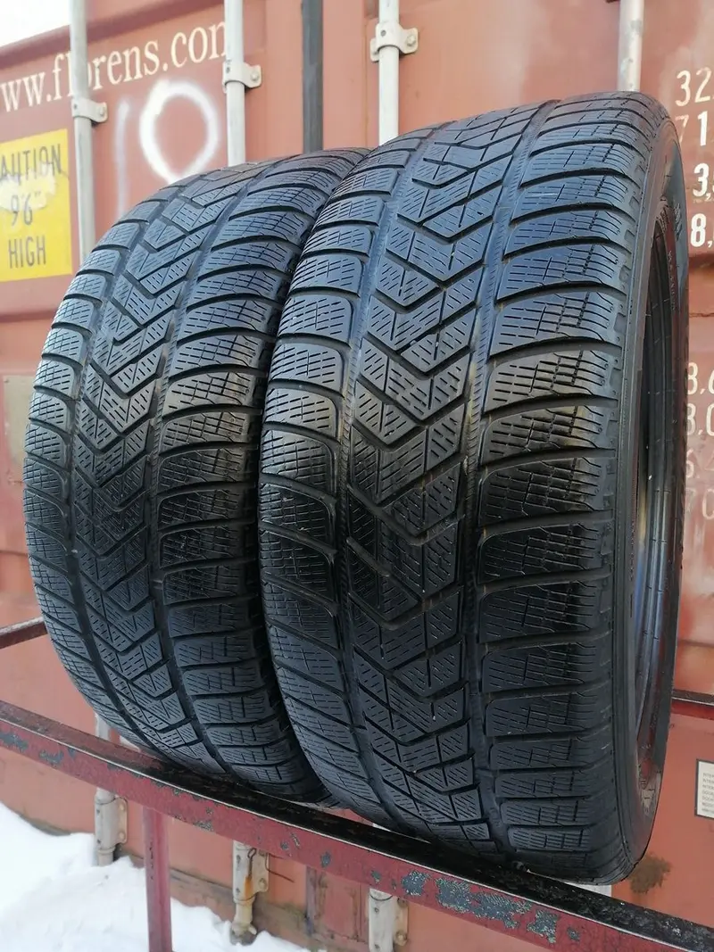 Пара б/у шин 255/55 R18 Pirelli Scorpion Winter, фото 1