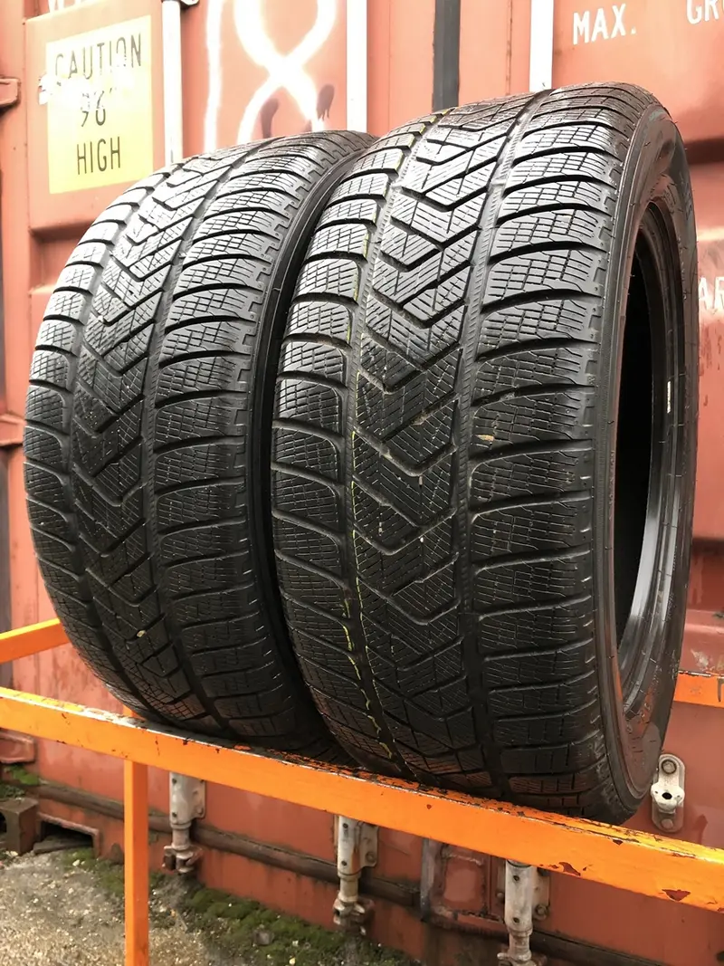 Пара б/у шин 255/55 R18 Pirelli Scorpion Winter, фото 1