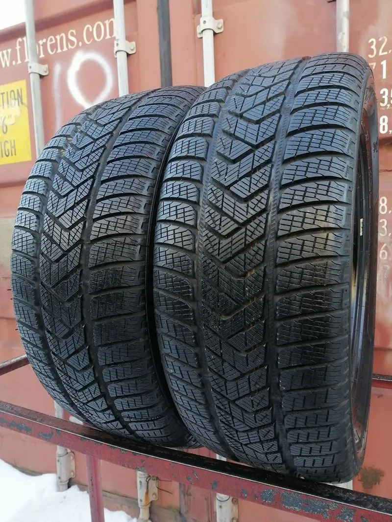Пара б/у шин 255/55 R18 Pirelli Scorpion Winter, фото 1