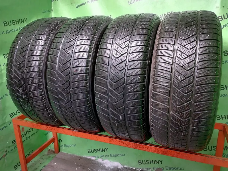 Комплект б/у шин 255/55 R18 Pirelli Scorpion Winter RunFlat