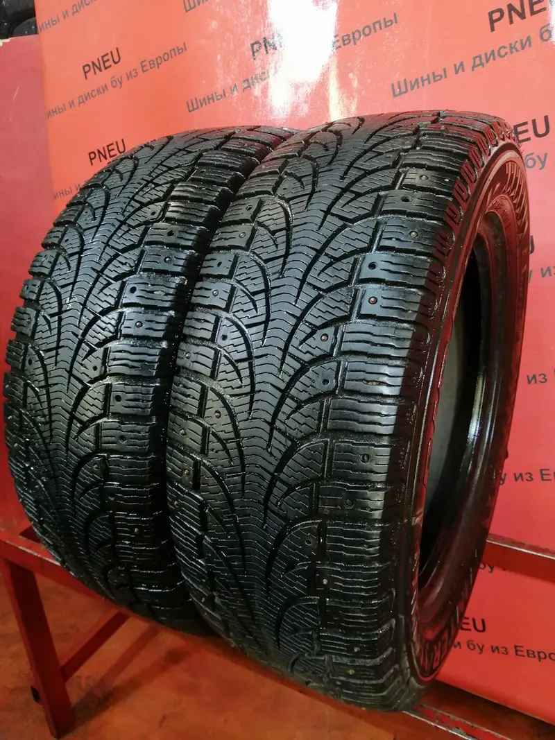 Пара б/у шин 255/55 R18 Pirelli Winter Carving EDGE