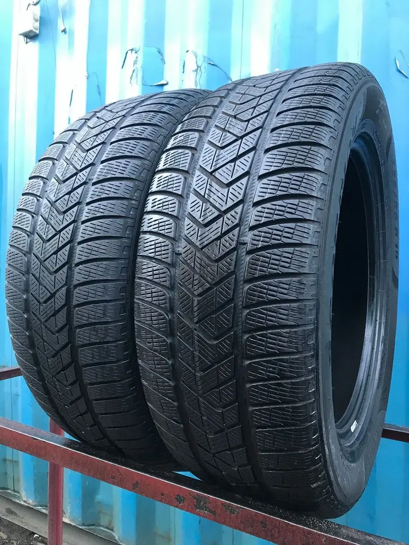 Пара б/у шин 255/55 R19 Pirelli Scorpion Winter, фото 1