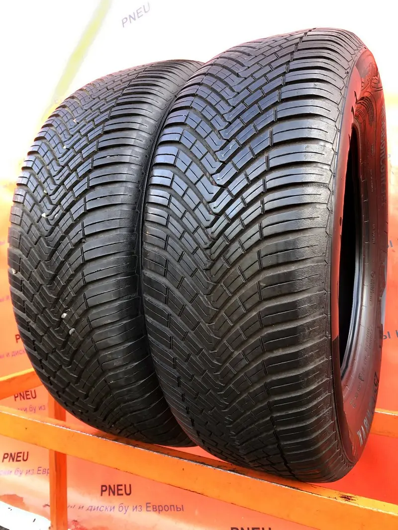 Пара б/у шин 255/60 R18 Continental AllSeasonContact