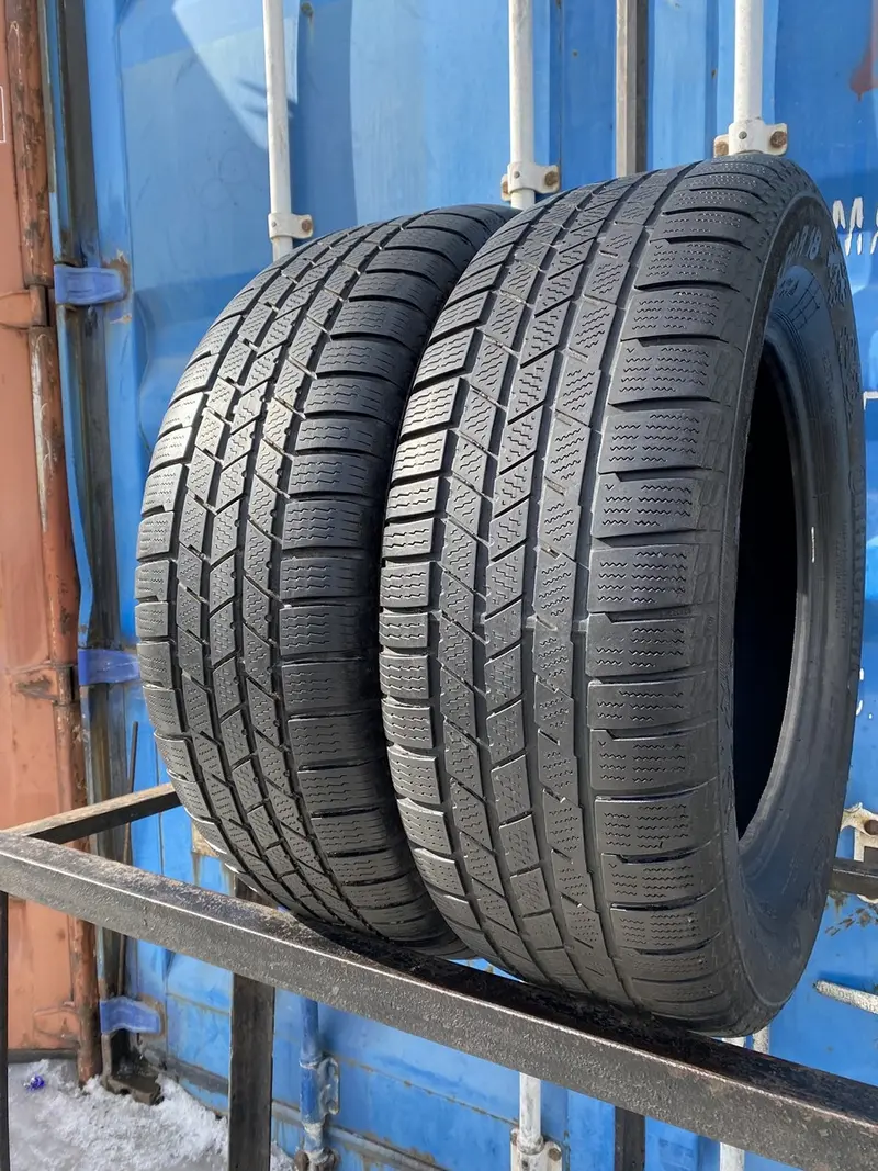 Пара б/у шин 255/60 R18 Continental ContiCrossContact Winter