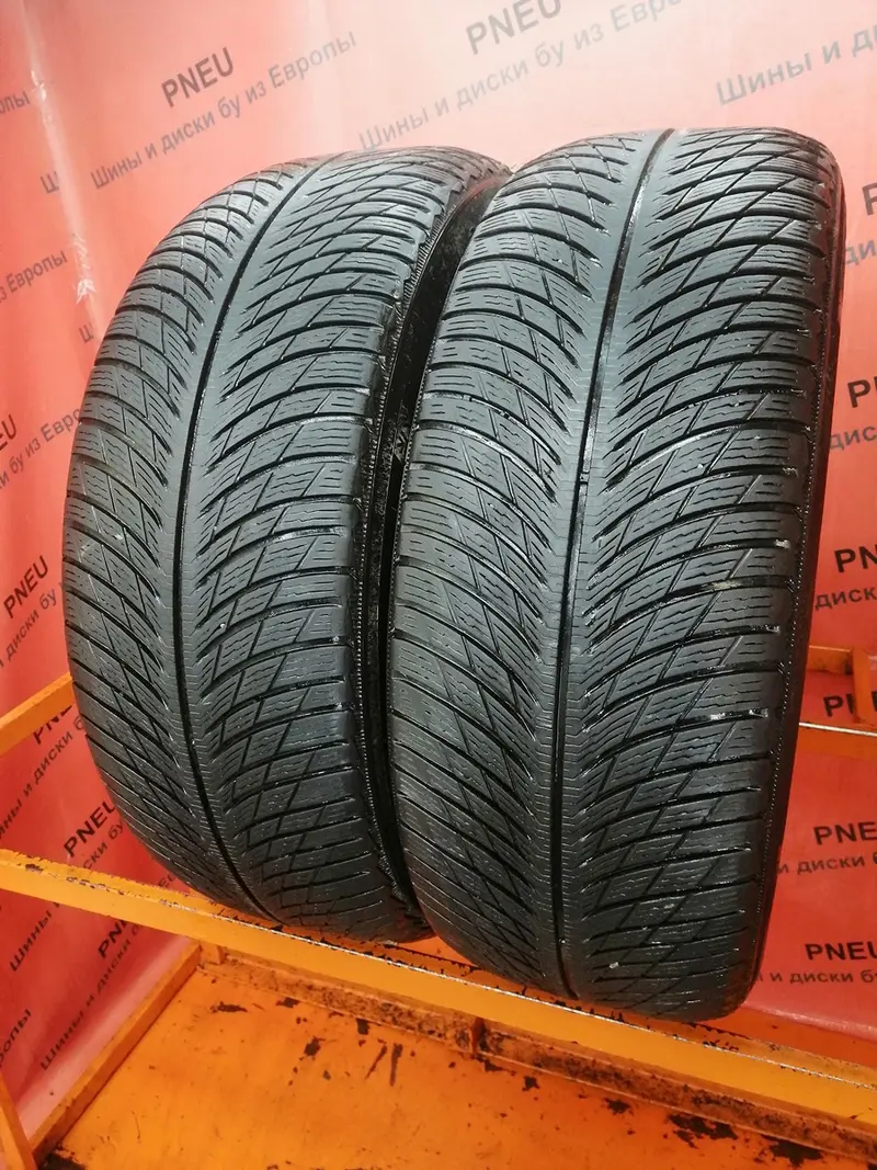 Пара б/у шин 255/60 R18 Michelin Pilot Alpin 5 SUV