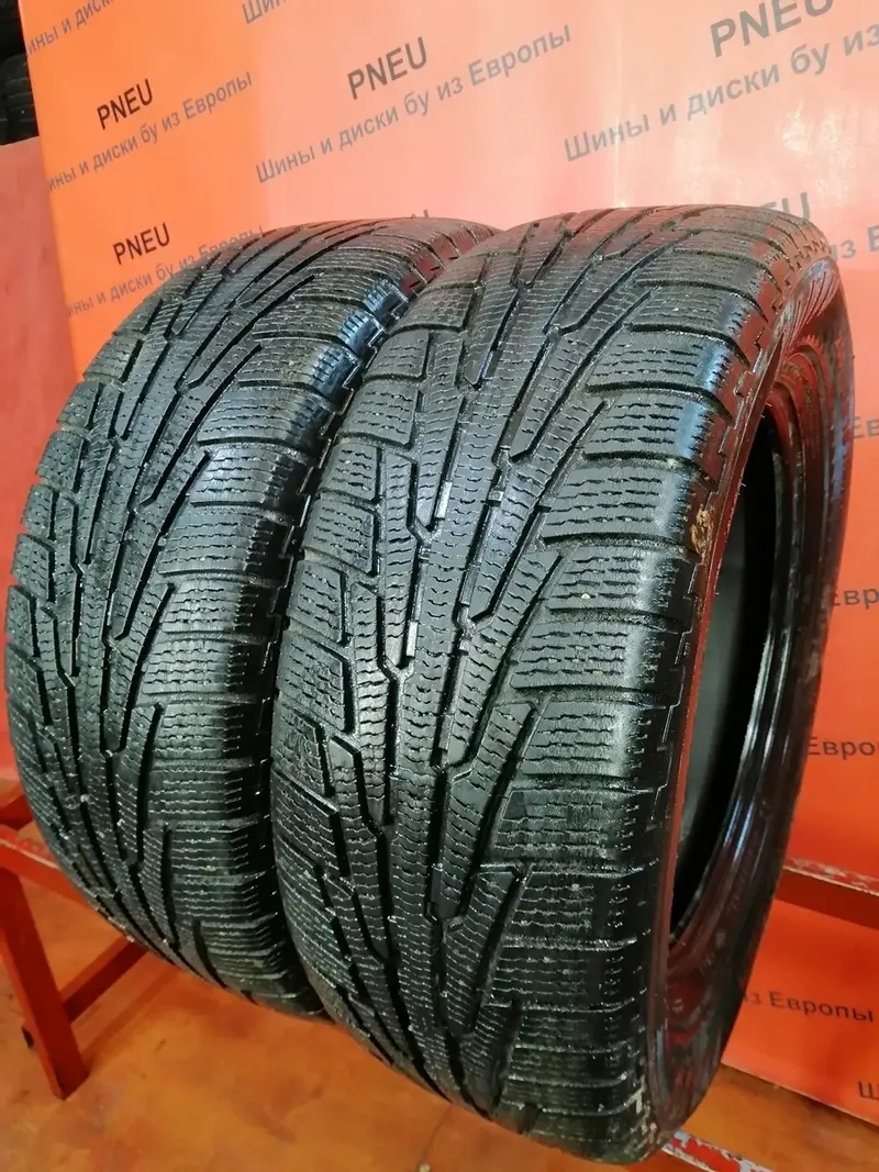 Пара б/у шин 255/60 R18 Nokian Hakkapeliitta R SUV