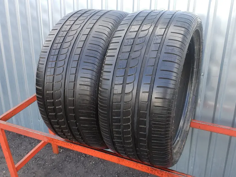 Пара б/у шин 265/35 R18 Pirelli P Zero Rosso, фото 1